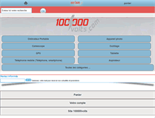 Tablet Screenshot of 100000volts.com
